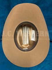 Resistol RFOCRO-7542 OCHO RIOS 6X George Strait Collection Felt Hat Sahara Tan  inside view. If you need any assistance with this item or the purchase of this item please call us at five six one seven four eight eight eight zero one Monday through Saturday 10:00a.m EST to 8:00 p.m EST