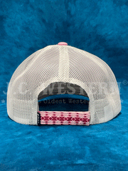 Ariat A300084330 Womens Southwestern Pattern Cap Pink back view. If you need any assistance with this item or the purchase of this item please call us at five six one seven four eight eight eight zero one Monday through Saturday 10:00a.m EST to 8:00 p.m EST