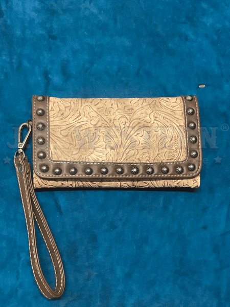 Nocona N7511241 Womens Lydia Clutch Wallet Tan