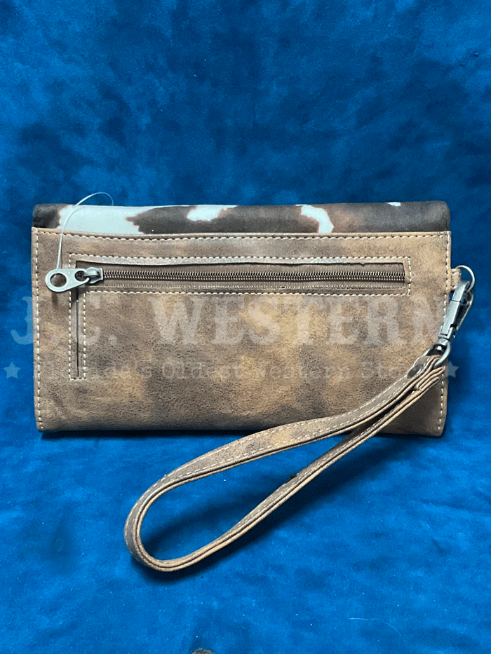 Nocona N770012302 Womens Jessi Ray Clutch Wallet Brown front view. If you need any assistance with this item or the purchase of this item please call us at five six one seven four eight eight eight zero one Monday through Saturday 10:00a.m EST to 8:00 p.m EST