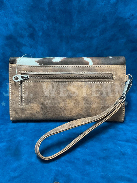 Nocona N770012302 Womens Jessi Ray Clutch Wallet Brown back view. If you need any assistance with this item or the purchase of this item please call us at five six one seven four eight eight eight zero one Monday through Saturday 10:00a.m EST to 8:00 p.m EST