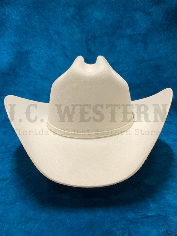 Stetson SWDEAW-35407266 DEADWOOD 4X Cowboy Hat White side / front view. If you need any assistance with this item or the purchase of this item please call us at five six one seven four eight eight eight zero one Monday through Saturday 10:00a.m EST to 8:00 p.m EST