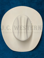 Stetson SWDEAW-35407266 DEADWOOD 4X Cowboy Hat Whiteview from above. If you need any assistance with this item or the purchase of this item please call us at five six one seven four eight eight eight zero one Monday through Saturday 10:00a.m EST to 8:00 p.m EST