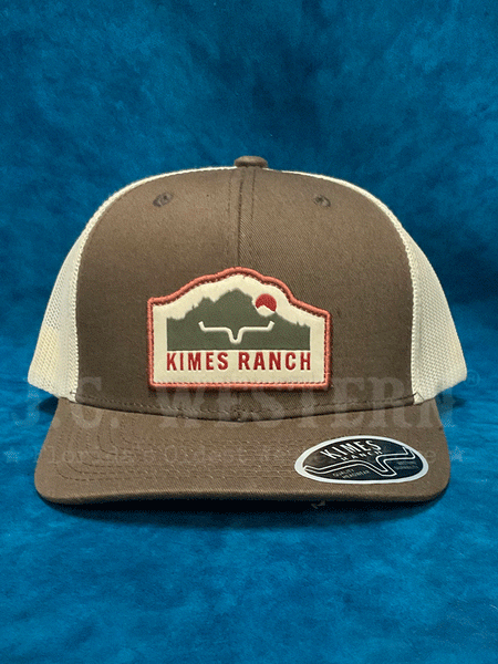 Kimes Ranch CAMELBACK Mesh Back Cap Brown front view. If you need any assistance with this item or the purchase of this item please call us at five six one seven four eight eight eight zero one Monday through Saturday 10:00a.m EST to 8:00 p.m EST

