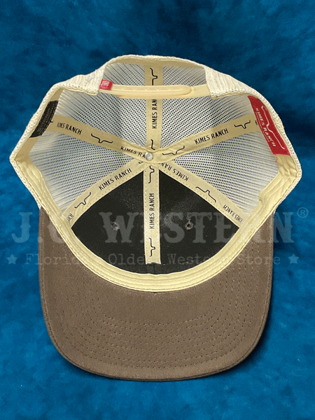 Kimes Ranch CAMELBACK Mesh Back Cap Brown inside view. If you need any assistance with this item or the purchase of this item please call us at five six one seven four eight eight eight zero one Monday through Saturday 10:00a.m EST to 8:00 p.m EST

