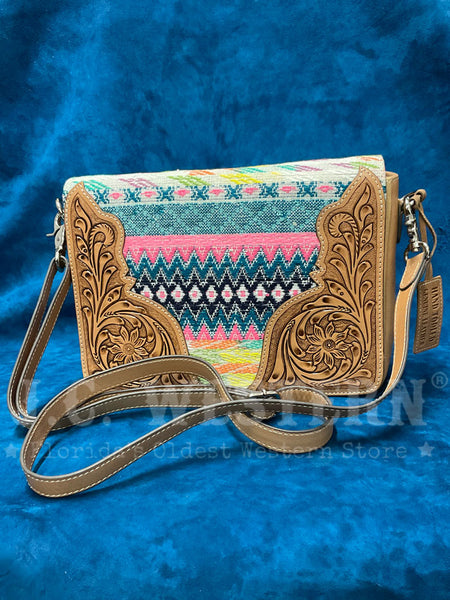 Nocona N770014797 Womens Felicity Crossbody Purse Multi Colored front view. If you need any assistance with this item or the purchase of this item please call us at five six one seven four eight eight eight zero one Monday through Saturday 10:00a.m EST to 8:00 p.m EST