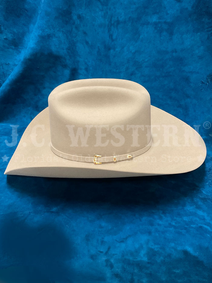 Stetson SFEPTN-724261 El Patron 30X Felt Hat Silverbelly side / front view. If you need any assistance with this item or the purchase of this item please call us at five six one seven four eight eight eight zero one Monday through Saturday 10:00a.m EST to 8:00 p.m EST