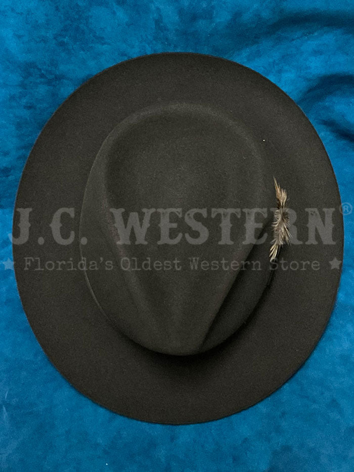 Stetson TFDWNS-102338 DOWNS Royal Quality Hat Graphite side / front view. If you need any assistance with this item or the purchase of this item please call us at five six one seven four eight eight eight zero one Monday through Saturday 10:00a.m EST to 8:00 p.m EST