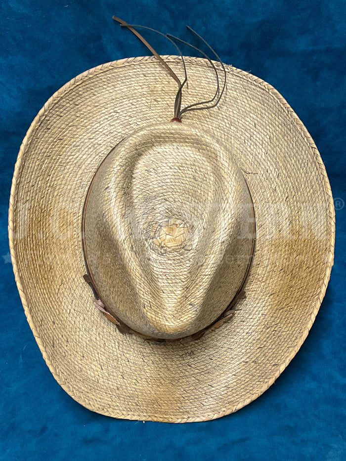 Stetson TSMTEY-8334 MONTERREY BAY Straw Cowboy Hat Stained Tan side / from view. If you need any assistance with this item or the purchase of this item please call us at five six one seven four eight eight eight zero one Monday through Saturday 10:00a.m EST to 8:00 p.m EST