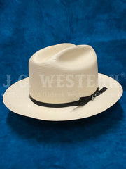 Stetson SSOP81-052681 Open Road Straw Hat Natural side / front view. If you need any assistance with this item or the purchase of this item please call us at five six one seven four eight eight eight zero one Monday through Saturday 10:00a.m EST to 8:00 p.m EST