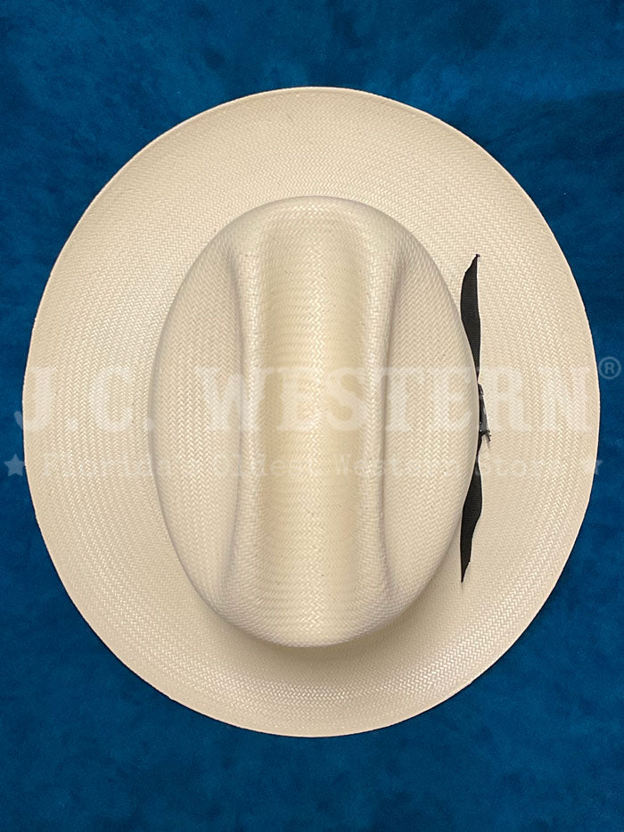 Stetson SSOP81-052681 Open Road Straw Hat Natural side / front view. If you need any assistance with this item or the purchase of this item please call us at five six one seven four eight eight eight zero one Monday through Saturday 10:00a.m EST to 8:00 p.m EST