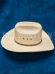 Stetson SSAZTC-284081 Aztec 10X Straw Hat Natural side view. If you need any assistance with this item or the purchase of this item please call us at five six one seven four eight eight eight zero one Monday through Saturday 10:00a.m EST to 8:00 p.m EST