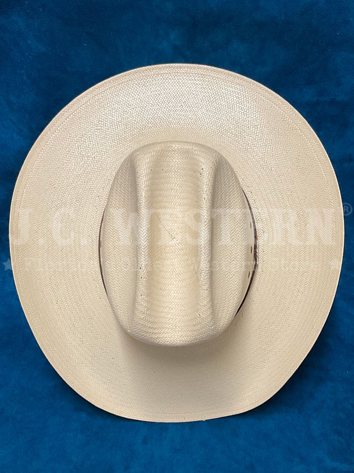 Stetson SSAZTC-284081 Aztec 10X Straw Hat Natural side front view. If you need any assistance with this item or the purchase of this item please call us at five six one seven four eight eight eight zero one Monday through Saturday 10:00a.m EST to 8:00 p.m EST