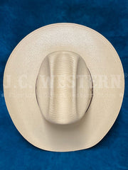 Stetson SSAZTC-284081 Aztec 10X Straw Hat Natural view from above. If you need any assistance with this item or the purchase of this item please call us at five six one seven four eight eight eight zero one Monday through Saturday 10:00a.m EST to 8:00 p.m EST