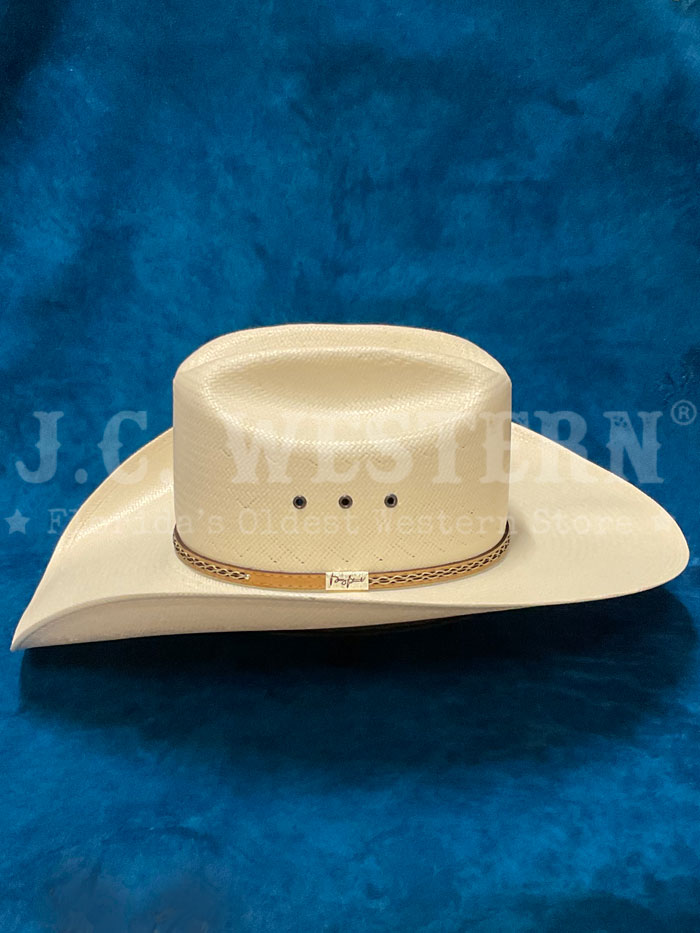 Resistol RSBXTN-304281 BRIXTON George Strait Collection Straw Hat Natural side / front view. 