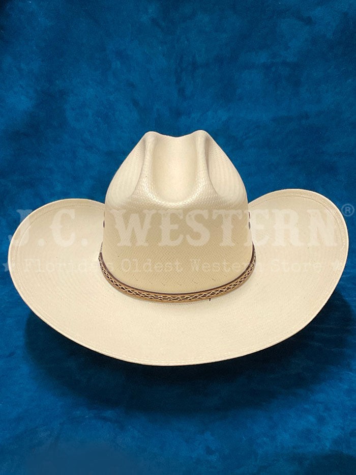 Resistol RSBXTN-304281 BRIXTON George Strait Collection Straw Hat Natural side / front view. 