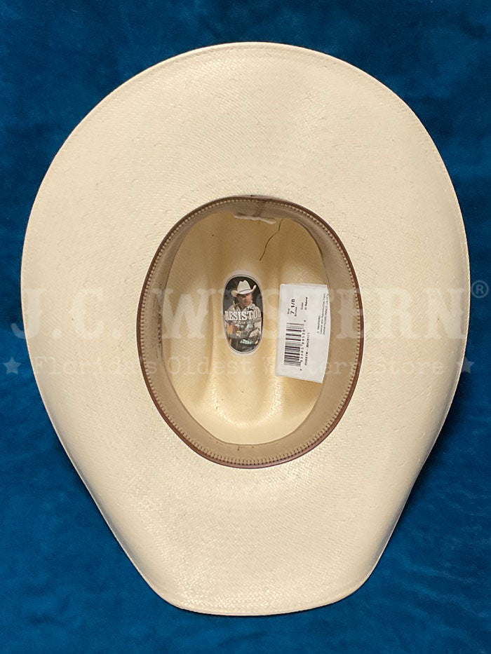 Resistol RSBXTN-304281 BRIXTON George Strait Collection Straw Hat Natural side / front view. 