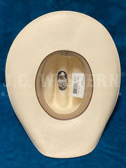 Resistol RSBXTN-304281 BRIXTON George Strait Collection Straw Hat Natural inside view. 