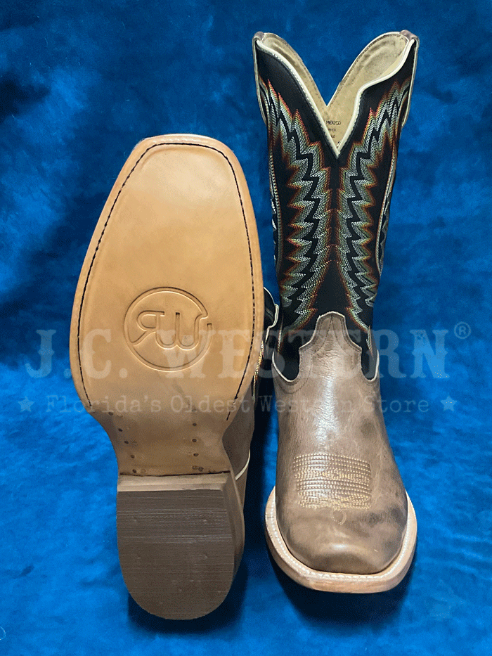 R.Watson WR0005-1 Mens Western Cowhide Leather Boot Sand Dune side of pair. If you need any assistance with this item or the purchase of this item please call us at five six one seven four eight eight eight zero one Monday through Saturday 10:00a.m EST to 8:00 p.m EST