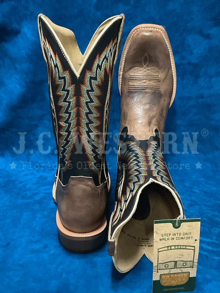 R.Watson WR0005-1 Mens Western Cowhide Leather Boot Sand Dune side of pair. If you need any assistance with this item or the purchase of this item please call us at five six one seven four eight eight eight zero one Monday through Saturday 10:00a.m EST to 8:00 p.m EST