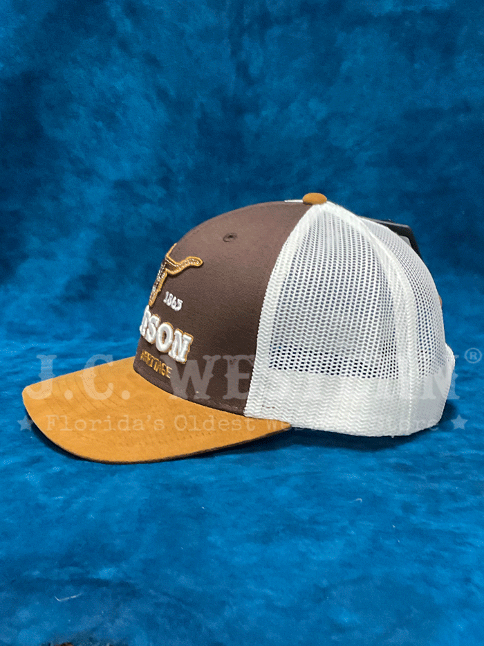 Stetson 07-077-0102-0110 Steerhead American Heritage Embroidery Cap Brown front. If you need any assistance with this item or the purchase of this item please call us at five six one seven four eight eight eight zero one Monday through Saturday 10:00a.m EST to 8:00 p.m EST

