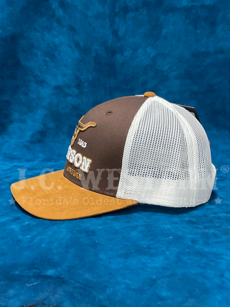 Stetson 07-077-0102-0110 Steerhead American Heritage Embroidery Cap Brown side. If you need any assistance with this item or the purchase of this item please call us at five six one seven four eight eight eight zero one Monday through Saturday 10:00a.m EST to 8:00 p.m EST

