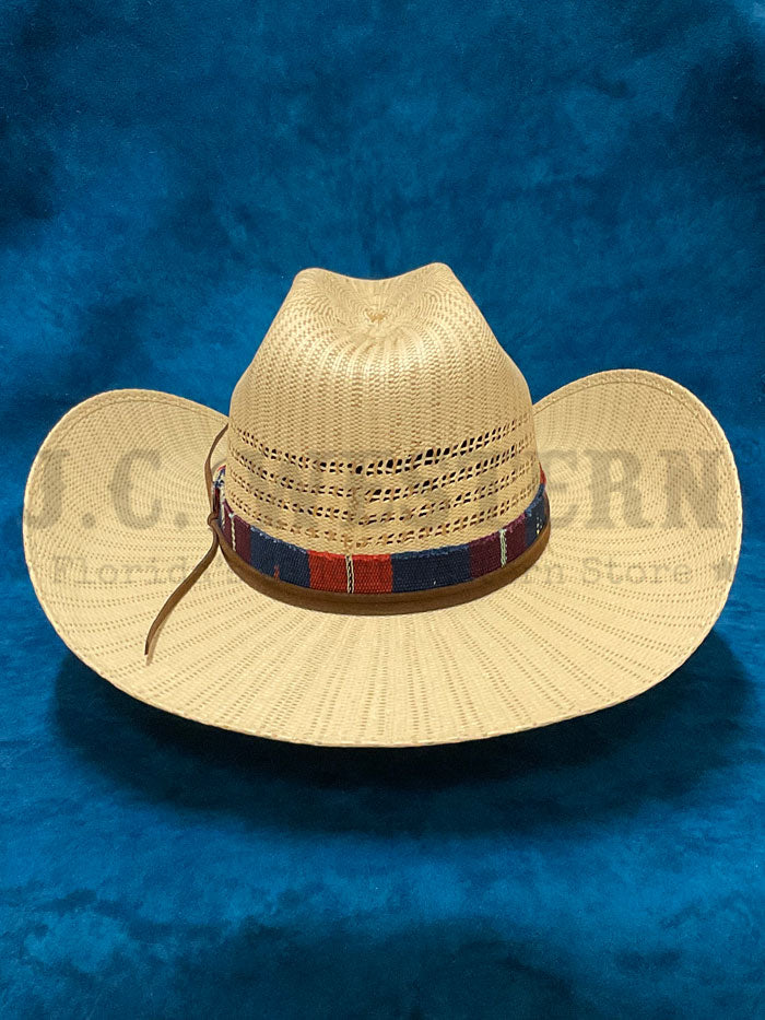 Corral LS20041442 JUSTIFIED Straw Hat Tan side / front view. If you need any assistance with this item or the purchase of this item please call us at five six one seven four eight eight eight zero one Monday through Saturday 10:00a.m EST to 8:00 p.m EST