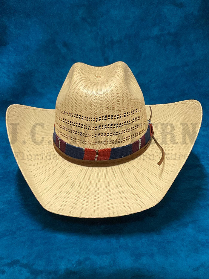 Corral LS20041442 JUSTIFIED Straw Hat Tan side / front view. If you need any assistance with this item or the purchase of this item please call us at five six one seven four eight eight eight zero one Monday through Saturday 10:00a.m EST to 8:00 p.m EST