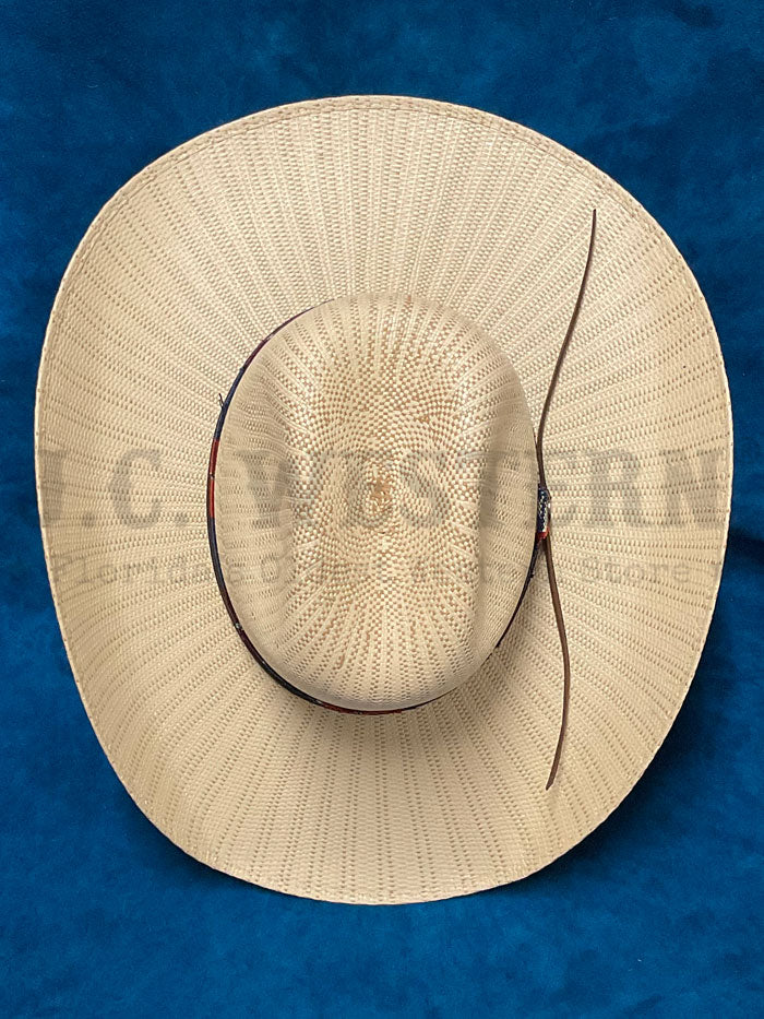 Corral LS20041442 JUSTIFIED Straw Hat Tan side / front view. If you need any assistance with this item or the purchase of this item please call us at five six one seven four eight eight eight zero one Monday through Saturday 10:00a.m EST to 8:00 p.m EST