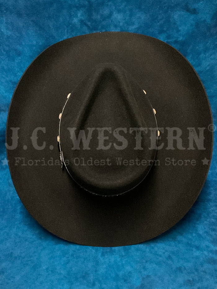 Stetson SWBKSH-154007 BUCKSHOT 3X Stallion Collection Wool Hat Black side / front view. If you need any assistance with this item or the purchase of this item please call us at five six one seven four eight eight eight zero one Monday through Saturday 10:00a.m EST to 8:00 p.m EST