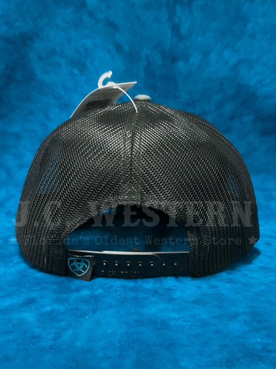 Ariat A300085907 Bull Skull Patch Cap Charcoal Grey back. If you need any assistance with this item or the purchase of this item please call us at five six one seven four eight eight eight zero one Monday through Saturday 10:00a.m EST to 8:00 p.m EST