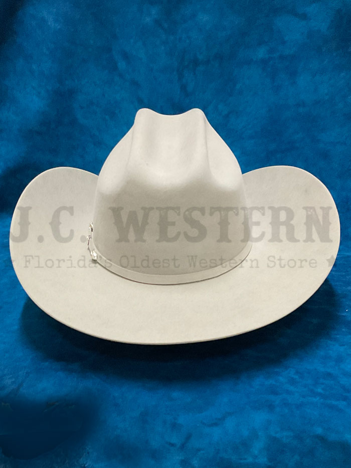 Stetson SFEPTN-484034 El Patron 30X Felt Hat Mist Grey side / front view. If you need any assistance with this item or the purchase of this item please call us at five six one seven four eight eight eight zero one Monday through Saturday 10:00a.m EST to 8:00 p.m EST