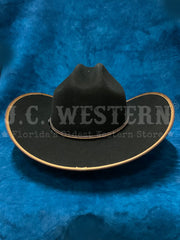 Stetson SWFTHSB724007 Foothills 3X Stallion Collection Wool Hat Black back view. If you need any assistance with this item or the purchase of this item please call us at five six one seven four eight eight eight zero one Monday through Saturday 10:00a.m EST to 8:00 p.m EST