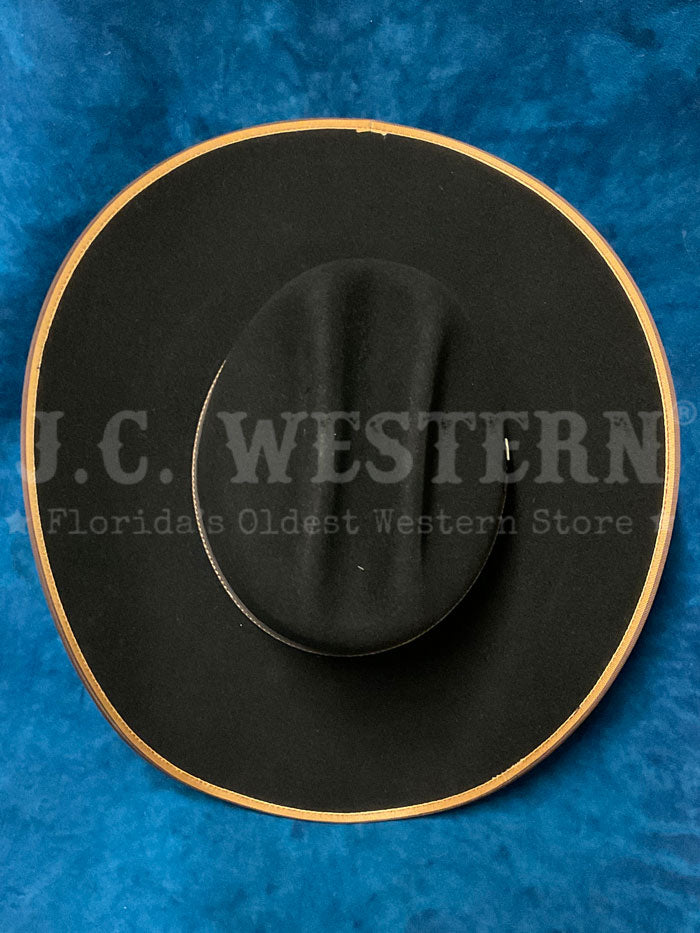 Stetson SWFTHSB724007 Foothills 3X Stallion Collection Wool Hat Black side / front view. If you need any assistance with this item or the purchase of this item please call us at five six one seven four eight eight eight zero one Monday through Saturday 10:00a.m EST to 8:00 p.m EST