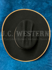 Stetson SWFTHSB724007 Foothills 3X Stallion Collection Wool Hat Black view from above. If you need any assistance with this item or the purchase of this item please call us at five six one seven four eight eight eight zero one Monday through Saturday 10:00a.m EST to 8:00 p.m EST