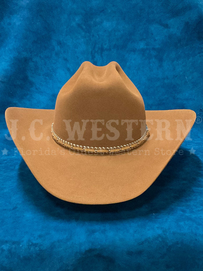 Resistol RFPNCK-7540E9 PINEY CREEK 6X George Strait Collection Felt Hat Chestnut side / front view. If you need any assistance with this item or the purchase of this item please call us at five six one seven four eight eight eight zero one Monday through Saturday 10:00a.m EST to 8:00 p.m EST