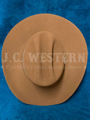 Resistol RFPNCK-7540E9 PINEY CREEK 6X George Strait Collection Felt Hat Chestnut view from above. If you need any assistance with this item or the purchase of this item please call us at five six one seven four eight eight eight zero one Monday through Saturday 10:00a.m EST to 8:00 p.m EST