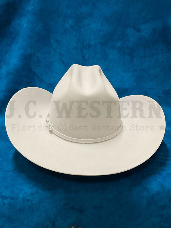 Stetson SFSKYL-754288 Skyline 6X Felt Hat Silver Grey back view. If you need any assistance with this item or the purchase of this item please call us at five six one seven four eight eight eight zero one Monday through Saturday 10:00a.m EST to 8:00 p.m EST