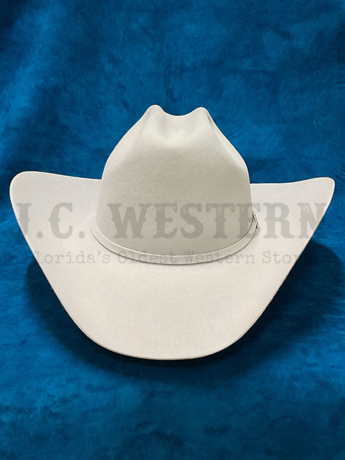 Stetson SFSKYL-754288 Skyline 6X Felt Hat Silver Grey side / front view. If you need any assistance with this item or the purchase of this item please call us at five six one seven four eight eight eight zero one Monday through Saturday 10:00a.m EST to 8:00 p.m EST