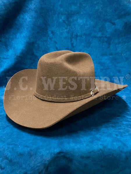 Stetson SBAPCH-754023 APACHE 4X Buffalo Felt Hat Mink side / front. If you need any assistance with this item or the purchase of this item please call us at five six one seven four eight eight eight zero one Monday through Saturday 10:00a.m EST to 8:00 p.m EST