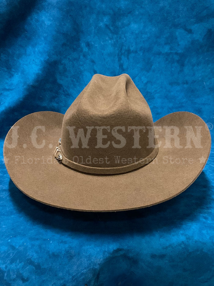 Stetson SBAPCH-754023 APACHE 4X Buffalo Felt Hat Mink side / front. If you need any assistance with this item or the purchase of this item please call us at five six one seven four eight eight eight zero one Monday through Saturday 10:00a.m EST to 8:00 p.m EST