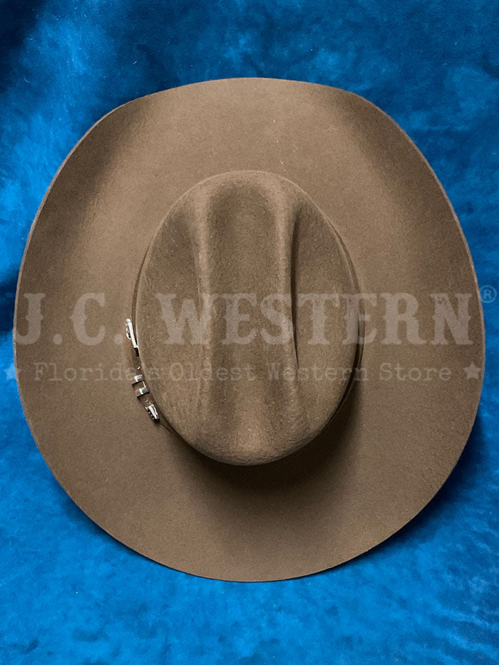 Stetson SBAPCH-754023 APACHE 4X Buffalo Felt Hat Mink side / front. If you need any assistance with this item or the purchase of this item please call us at five six one seven four eight eight eight zero one Monday through Saturday 10:00a.m EST to 8:00 p.m EST