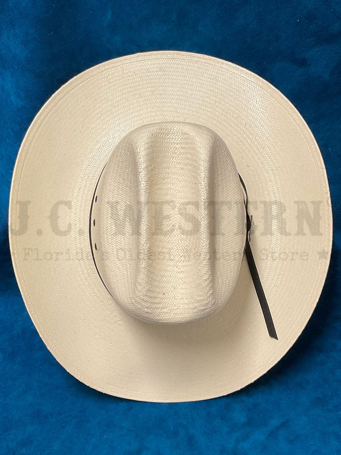 Stetson SSSPARK484081 SPARTAN 10X Straw Hat Natural side  / front view. If you need any assistance with this item or the purchase of this item please call us at five six one seven four eight eight eight zero one Monday through Saturday 10:00a.m EST to 8:00 p.m EST