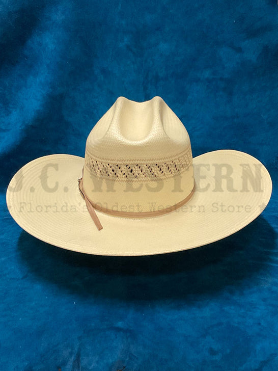 Resistol RSWIFI-684296 WILDFIRE REG Straw Hat Natural Tan back view. If you need any assistance with this item or the purchase of this item please call us at five six one seven four eight eight eight zero one Monday through Saturday 10:00a.m EST to 8:00 p.m EST