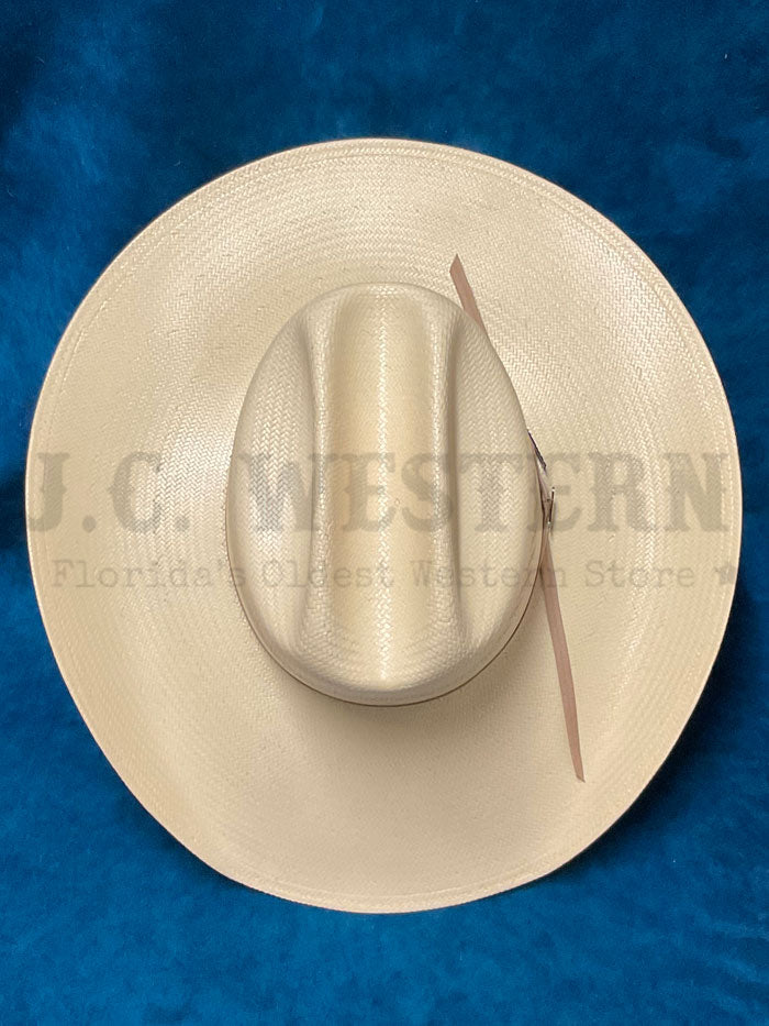 Resistol RSWIFI-684296 WILDFIRE REG Straw Hat Natural Tan side / front view. If you need any assistance with this item or the purchase of this item please call us at five six one seven four eight eight eight zero one Monday through Saturday 10:00a.m EST to 8:00 p.m EST