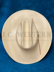 Resistol RSWIFI-684296 WILDFIRE REG Straw Hat Natural Tan view from above.  If you need any assistance with this item or the purchase of this item please call us at five six one seven four eight eight eight zero one Monday through Saturday 10:00a.m EST to 8:00 p.m EST