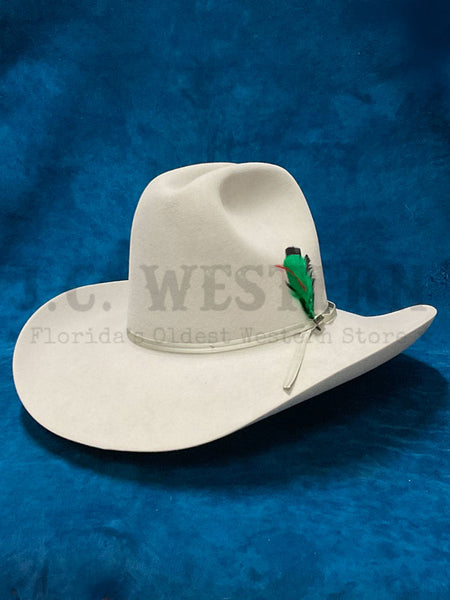 Resistol RFQH60-254071 QH60 6X Felt Hat Silverbelly side / front view. If you need any assistance with this item or the purchase of this item please call us at five six one seven four eight eight eight zero one Monday through Saturday 10:00a.m EST to 8:00 p.m EST