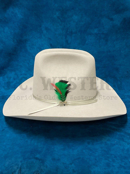 Resistol RFQH60-254071 QH60 6X Felt Hat Silverbelly side view. If you need any assistance with this item or the purchase of this item please call us at five six one seven four eight eight eight zero one Monday through Saturday 10:00a.m EST to 8:00 p.m EST