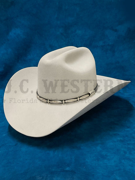 Stetson SFDLNT-754088 Del Norte 6X Felt Hat Silver Grey side / front view. If you need any assistance with this item or the purchase of this item please call us at five six one seven four eight eight eight zero one Monday through Saturday 10:00a.m EST to 8:00 p.m EST