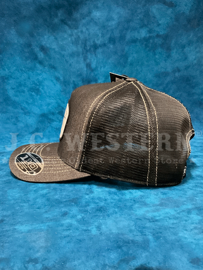 Ariat A300088901 Mens FlexFit 110 Heather Front Patch Cap Black front. If you need any assistance with this item or the purchase of this item please call us at five six one seven four eight eight eight zero one Monday through Saturday 10:00a.m EST to 8:00 p.m EST